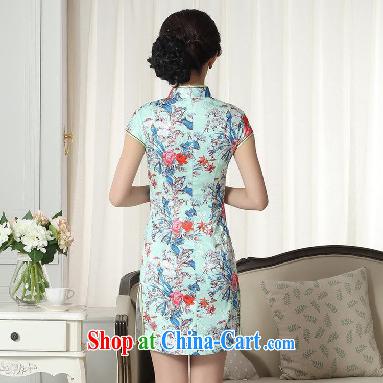 In accordance with fuser summer new Chinese improved Chinese qipao, for a tight jacquard fashion beauty short cheongsam dress LGD/D #0282 figure 2 XL pictures, price, brand platters! Elections are good character, the national distribution, so why buy now enjoy more preferential! Health