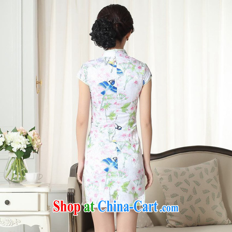 According to fuser new summer, female retro Ethnic Wind improved Chinese qipao stylish beauty short cheongsam dress LGD/D #0277 figure 2 XL pictures, price, brand platters! Elections are good character, the national distribution, so why buy now enjoy more preferential! Health