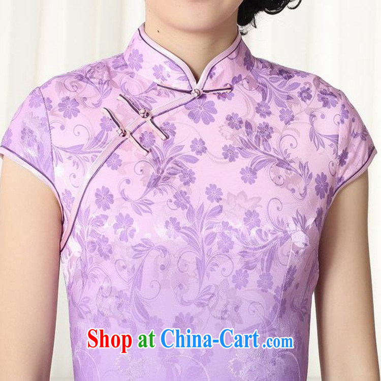 According to fuser new female Chinese Chinese cheongsam dress lady stylish jacquard cotton cultivating short cheongsam dress LGD/D #0274 figure 2 XL pictures, price, brand platters! Elections are good character, the national distribution, so why buy now enjoy more preferential! Health