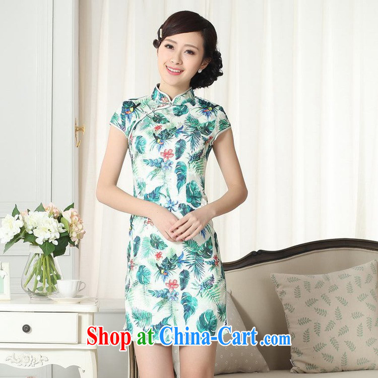 According to fuser summer new female Chinese improved Chinese cheongsam dress stylish classic beauty the charge short-sleeved cheongsam dress LGD/D #0271 figure 2 XL pictures, price, brand platters! Elections are good character, the national distribution, so why buy now enjoy more preferential! Health