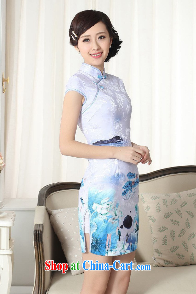 According to fuser new female Chinese improved Chinese qipao, for classical-buckle casual Chinese cheongsam dress LGD/D #0260 figure 2 XL pictures, price, brand platters! Elections are good character, the national distribution, so why buy now enjoy more preferential! Health