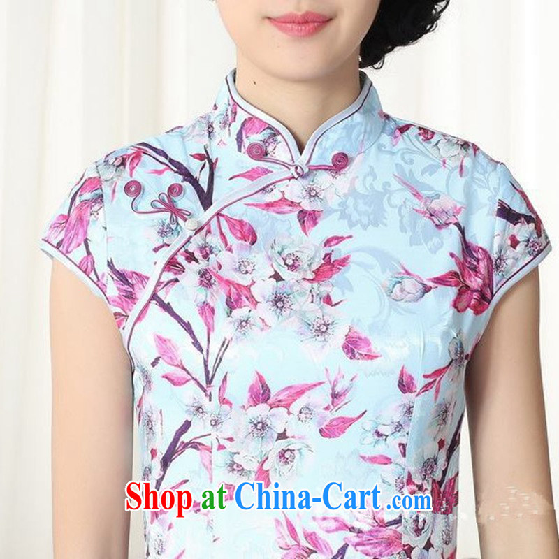 According to fuser stylish new ladies retro improved daily Chinese Chinese qipao Classic tray for cultivating cheongsam dress LGD/D 0259 #as figure 2 XL, fuser, and shopping on the Internet