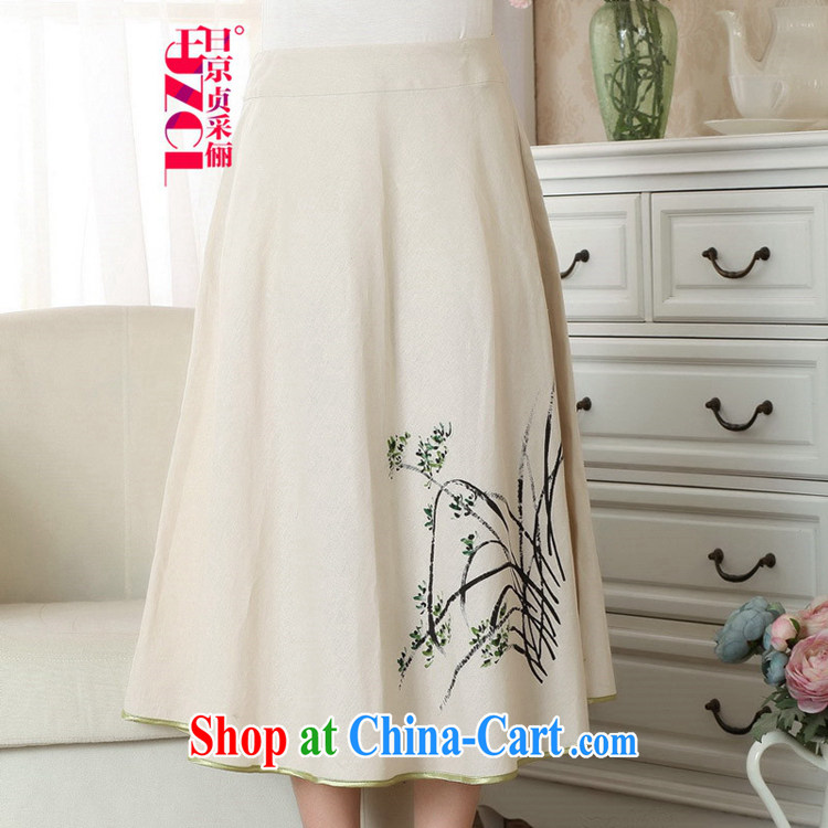 Miss Au King Jung-led summer 2015 new female A Field skirt retro elegant paintings improved cheongsam dress skirt body P 0011 M pictures, price, brand platters! Elections are good character, the national distribution, so why buy now enjoy more preferential! Health