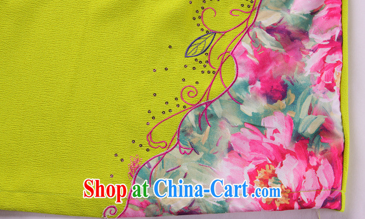 Health Concerns dress * 2014 autumn and winter new improved stylish three-dimensional embroidery without the forklift truck daily short cheongsam dress the Aura picture color XXL pictures, price, brand platters! Elections are good character, the national distribution, so why buy now enjoy more preferential! Health