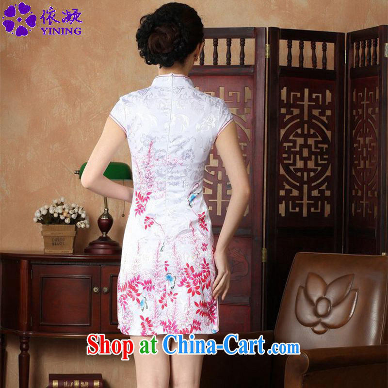 According to fuser new female retro improved Chinese Chinese qipao, for a tight beauty short cheongsam dress LGD/D 0222 #red 2 XL, fuser, and shopping on the Internet