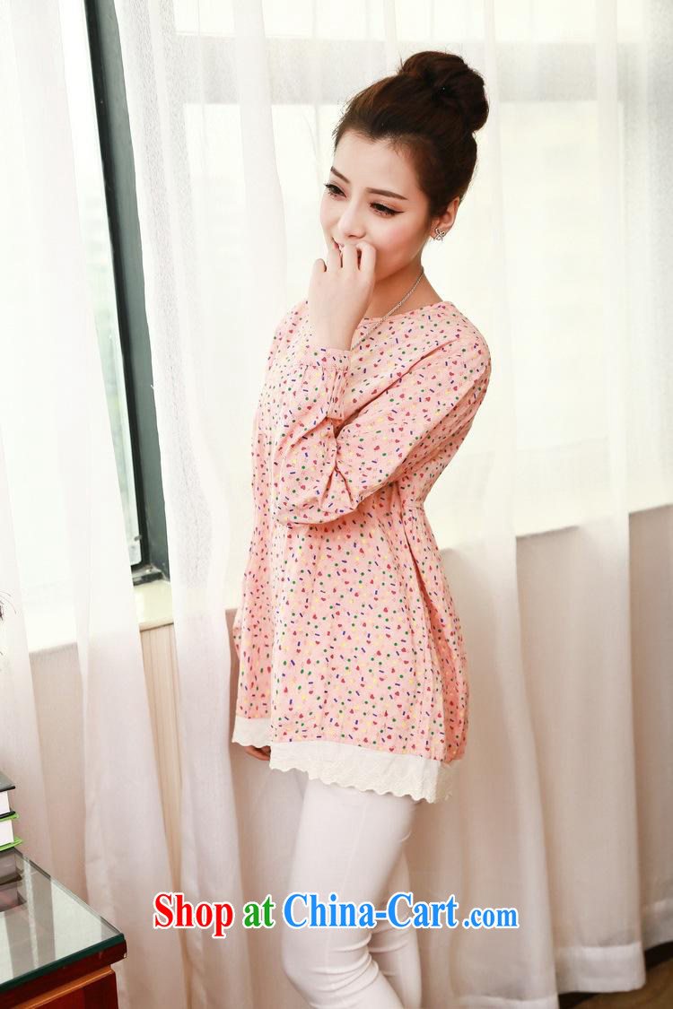 Health Concerns dress * 2015 spring new cotton shirt the commission backing pregnant women with Korean leisure pregnant women T-shirt 851 pink L pictures, price, brand platters! Elections are good character, the national distribution, so why buy now enjoy more preferential! Health