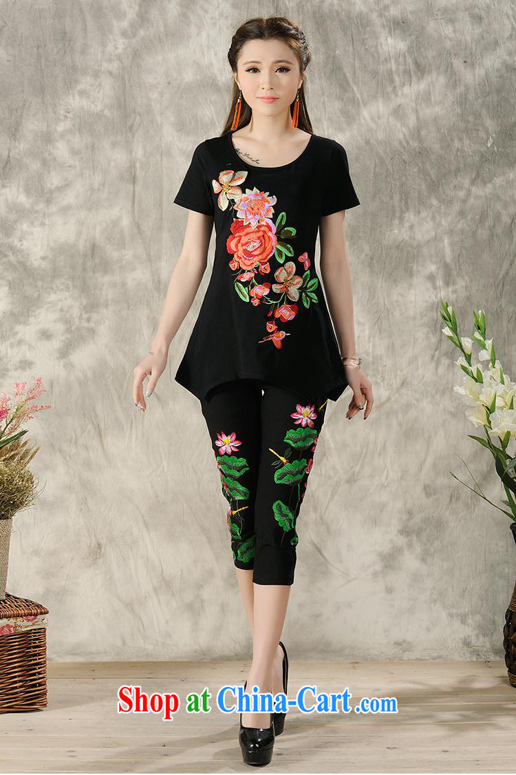 Health Concerns dress * H 9487 National wind women's clothing spring and summer, the embroidery is not rules, with a short-sleeved shirt T white 3XL pictures, price, brand platters! Elections are good character, the national distribution, so why buy now enjoy more preferential! Health