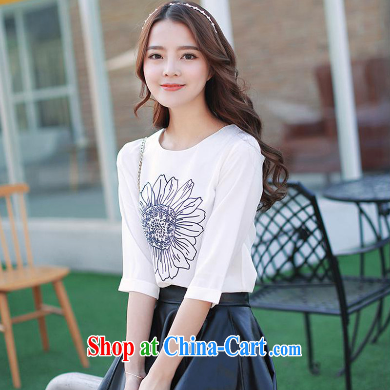 Health Concerns dress * 9324 stylish stamp snow woven loose solid T shirt girls 7 sub-cuff version won the sleeveless 2015 spring white XL, health concerns (Rvie .), and, on-line shopping