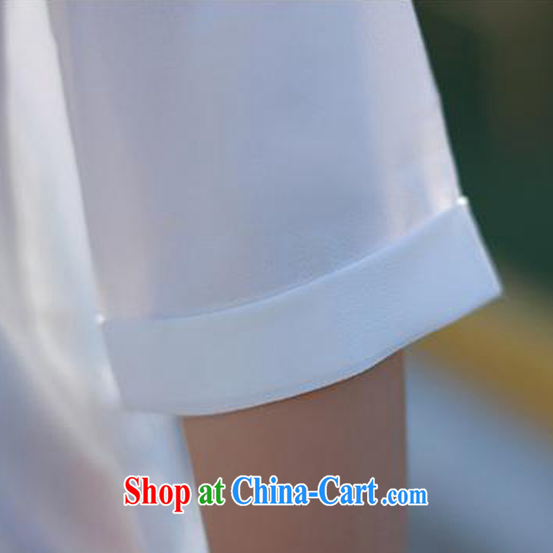 Health Concerns dress * 9324 stylish stamp snow woven loose solid T shirt girls 7 sub-cuff version won the sleeveless 2015 spring white XL, health concerns (Rvie .), and, on-line shopping