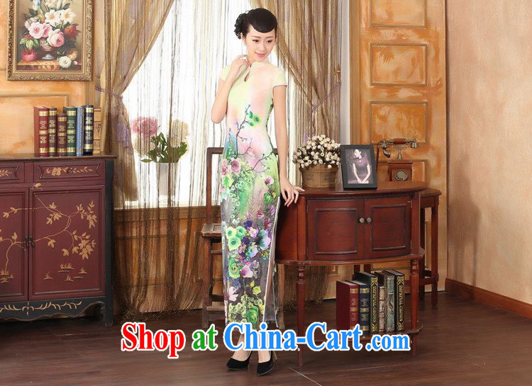 In accordance with fuser summer new Everyday Women improved Chinese qipao dripping flap stylish beauty trousers dresses skirts LGD/C 0008 #pink 2 XL pictures, price, brand platters! Elections are good character, the national distribution, so why buy now enjoy more preferential! Health