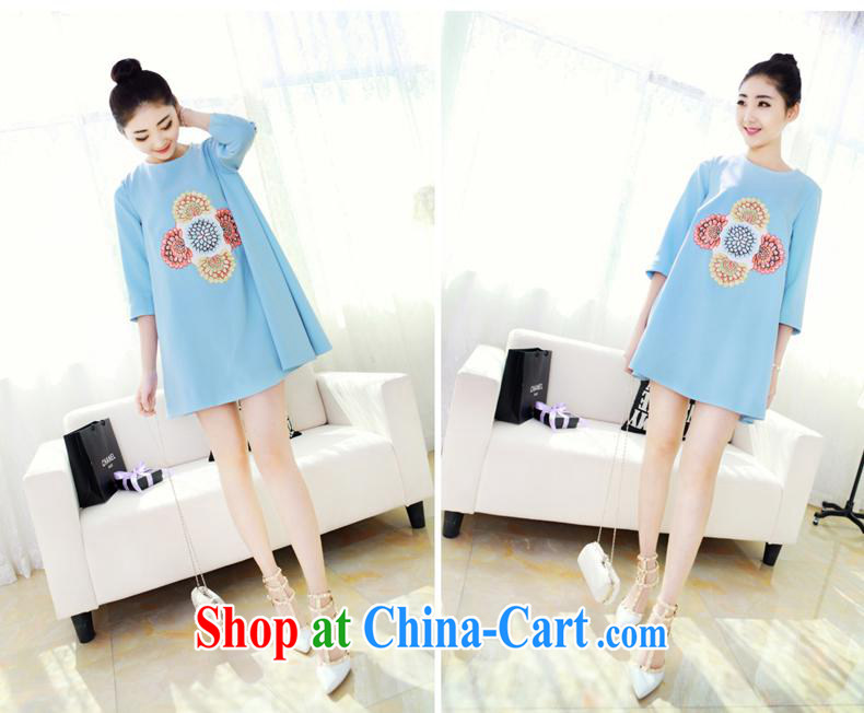 Health Concerns dress * 691 #2015 new stylish pregnant women with high-end embroidered pregnant women dress fashion autumn winter clothing pregnant women dress water blue XL pictures, price, brand platters! Elections are good character, the national distribution, so why buy now enjoy more preferential! Health
