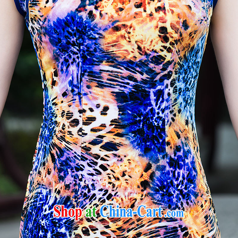 cheongsam dress spring 2015 new female dresses summer improved stylish retro daily beauty style short picture color XL, according to Lin, Elizabeth, and shopping on the Internet
