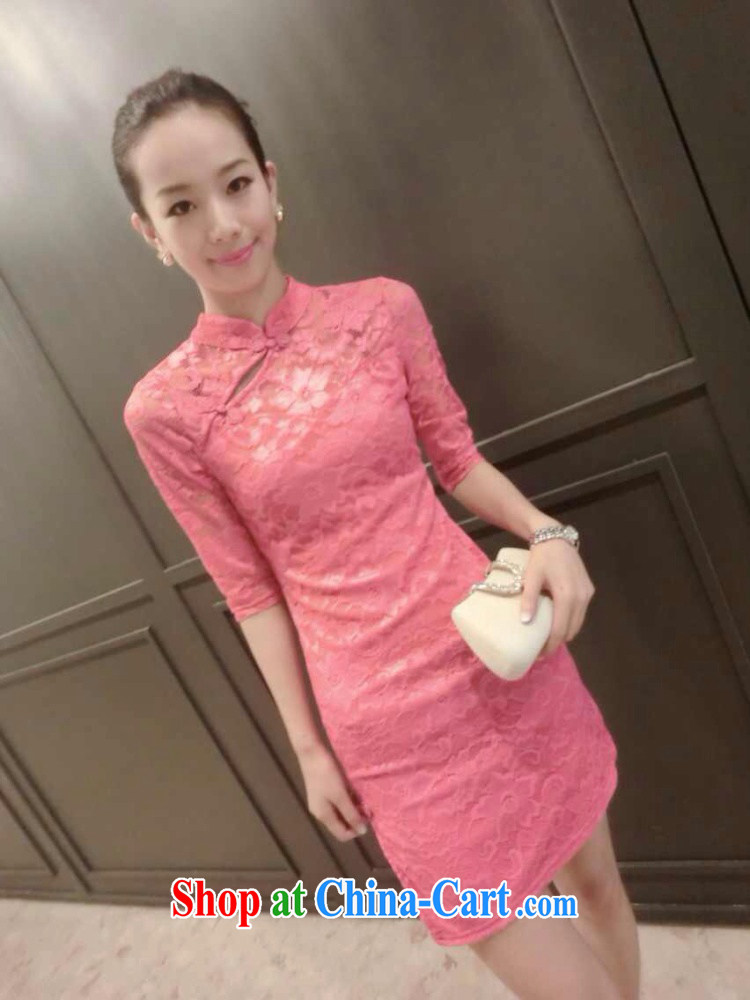 Song ballet beauty 2015 the European site with autumn new lace beauty graphics thin cheongsam dress black L pictures, price, brand platters! Elections are good character, the national distribution, so why buy now enjoy more preferential! Health
