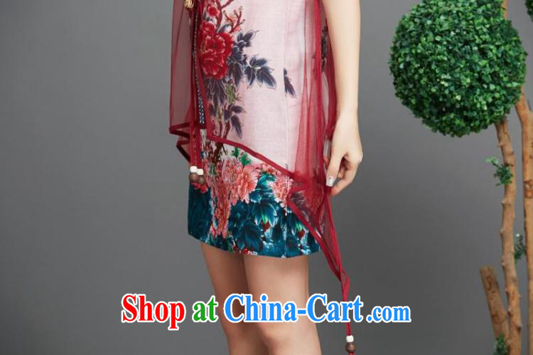 Yue loved Jacob summer 2015 New National wind retro arts cheongsam Web yarn two-piece dresses DR 15,021 red XXL pictures, price, brand platters! Elections are good character, the national distribution, so why buy now enjoy more preferential! Health