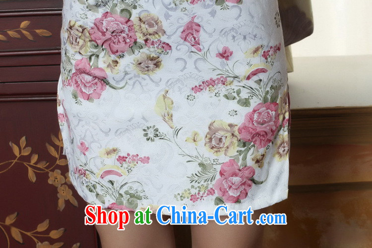 Bin Laden smoke dresses summer new, Tang Women's clothes Chinese improved, short, cotton cheongsam dress dress stamp duty as the color 2 XL pictures, price, brand platters! Elections are good character, the national distribution, so why buy now enjoy more preferential! Health