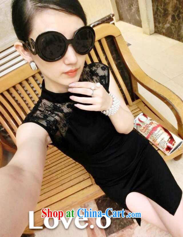Song beauty buds 2015 New Europe, feminine 10 foot lace fluoroscopy the forklift truck cheongsam dress black are code pictures, price, brand platters! Elections are good character, the national distribution, so why buy now enjoy more preferential! Health