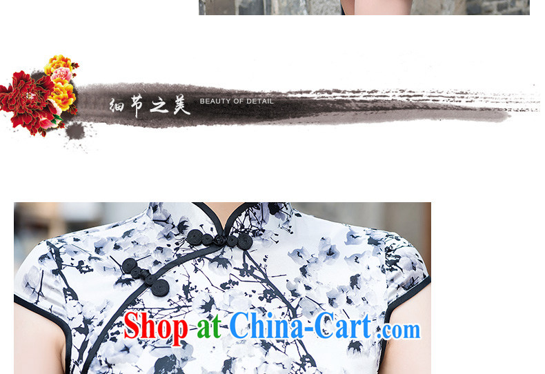 spring and summer, Retro girl cheongsam dress 2015 style improved cultivation daily cheongsam dress female Web yarn cheongsam picture color XL pictures, price, brand platters! Elections are good character, the national distribution, so why buy now enjoy more preferential! Health