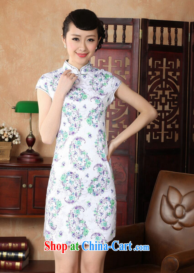 Take the modern improved cultivating short cheongsam dress summer new female Chinese, Chinese collar cotton cheongsam dress such as the color 2 XL pictures, price, brand platters! Elections are good character, the national distribution, so why buy now enjoy more preferential! Health