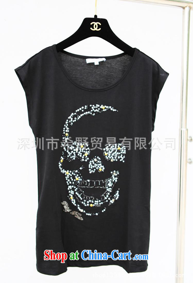 Health concerns women * 2015 spring and summer new women in Europe and America with high-end custom-work-drill style beauty 100 ground T shirt T-shirt black L pictures, price, brand platters! Elections are good character, the national distribution, so why buy now enjoy more preferential! Health