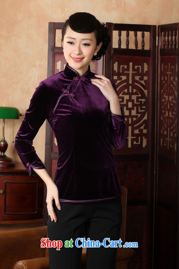 According to fuser new clothes Chinese clothing Ethnic Wind improved Tang 9 sub-cuff wool Chinese cheongsam shirt LGD/A 0064 #wine red 3 XL pictures, price, brand platters! Elections are good character, the national distribution, so why buy now enjoy more preferential! Health