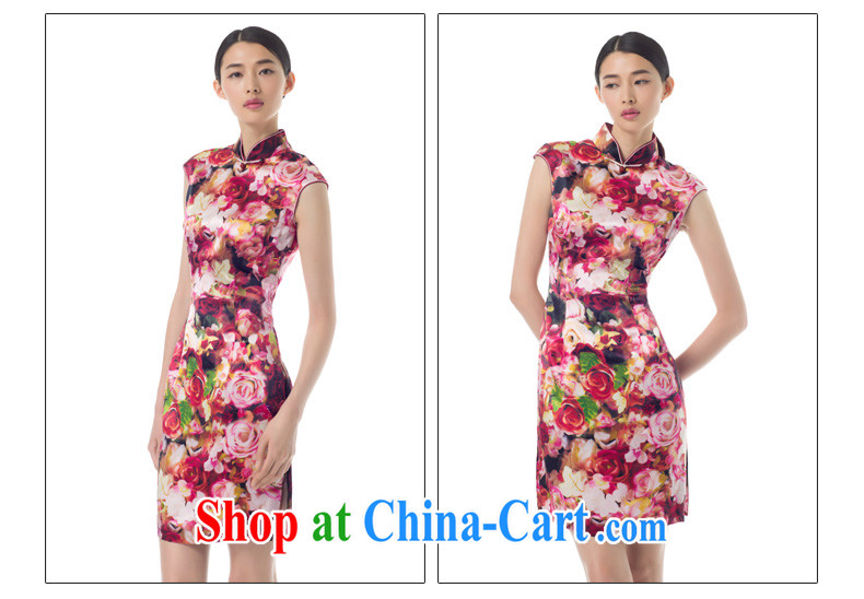 Wood is really the female 2015 spring and summer with new rose poster beauty short cheongsam stylish dresses 19 21,957 light pink XXXL pictures, price, brand platters! Elections are good character, the national distribution, so why buy now enjoy more preferential! Health