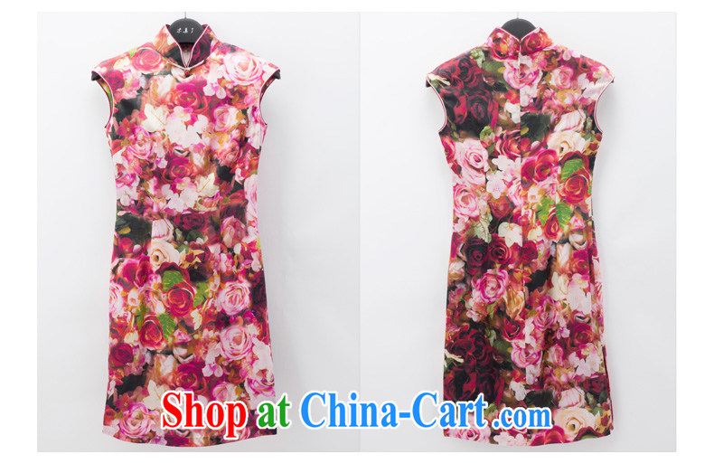 Wood is really the female 2015 spring and summer with new rose poster beauty short cheongsam stylish dresses 19 21,957 light pink XXXL pictures, price, brand platters! Elections are good character, the national distribution, so why buy now enjoy more preferential! Health