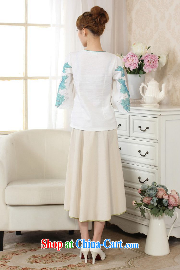 According to fuser new women with hand-painted horn cuff improved Chinese qipao linen Chinese Ethnic Wind Chinese shirt LGD/A #0066 figure S pictures, price, brand platters! Elections are good character, the national distribution, so why buy now enjoy more preferential! Health