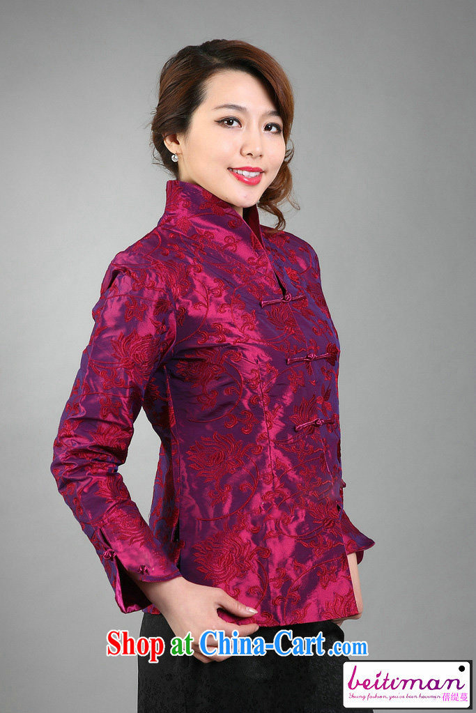 Mrs Ingrid sprawl economy 2015 girls, Chinese Ethnic Wind improved embroidery natural online female long-sleeved T-shirt green XXXL pictures, price, brand platters! Elections are good character, the national distribution, so why buy now enjoy more preferential! Health