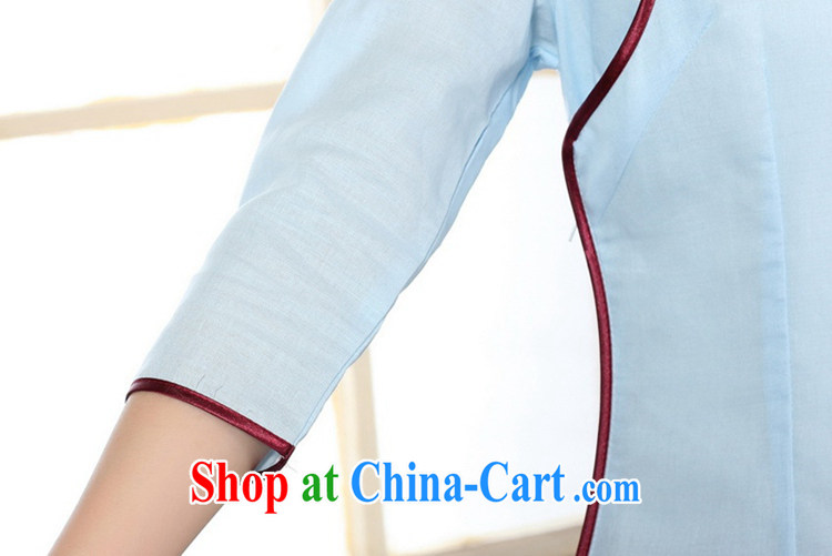 According to fuser new female retro ethnic wind improved Chinese qipao, for a tight Classic tray for cultivating 7 cuff Tang Replace T-shirt LGD/A 0070 white 2XL pictures, price, brand platters! Elections are good character, the national distribution, so why buy now enjoy more preferential! Health