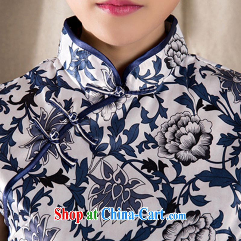 The acajou (summer 2015 new ethnic Chinese improved cheongsam shirt cultivating cotton Ms. Yau Ma Tei Chinese 1231 Z XXL suit, terminates, and shopping on the Internet
