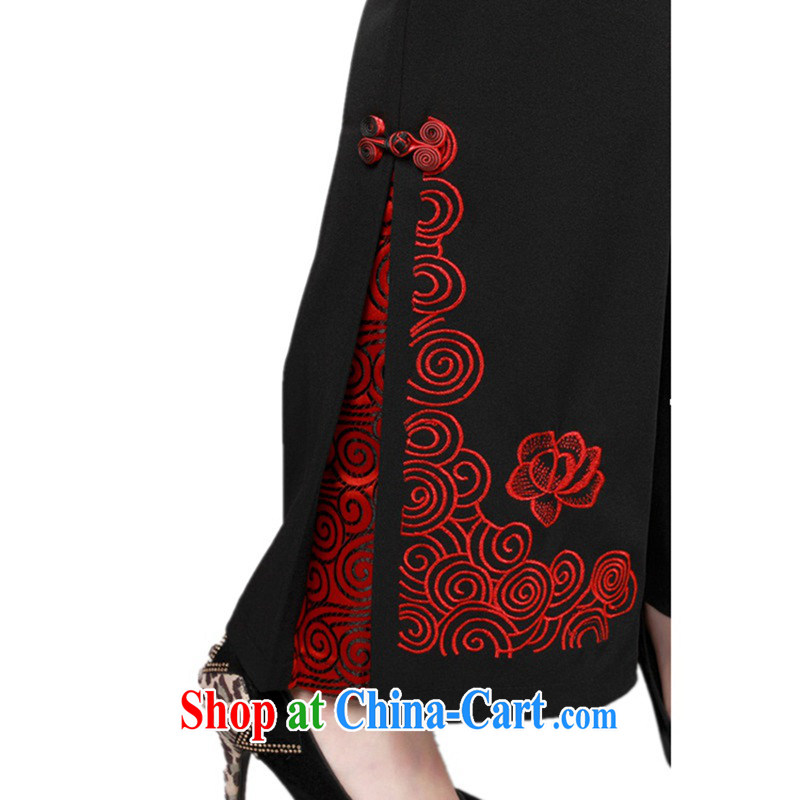 According to fuser new female Ethnic Wind Chinese improved Chinese qipao stylish embroidered short pants LGD/P 0005 #3 XL, fuser, and shopping on the Internet