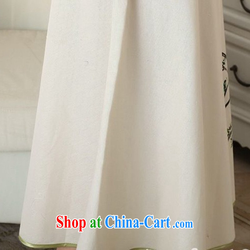 In accordance with fuser summer female new paragraph 100 on Ethnic Wind cotton Ma hand-painted body skirts Tang women A field skirt LGD/P #0011 figure XL, fuser, and shopping on the Internet