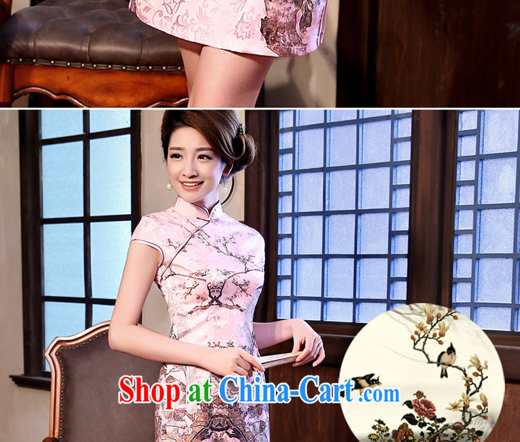 The pro-am 2015 as soon as possible new-cultivating short retro traditional Ethnic Wind everyday dress cheongsam dress short-sleeved 2XL pictures, price, brand platters! Elections are good character, the national distribution, so why buy now enjoy more preferential! Health