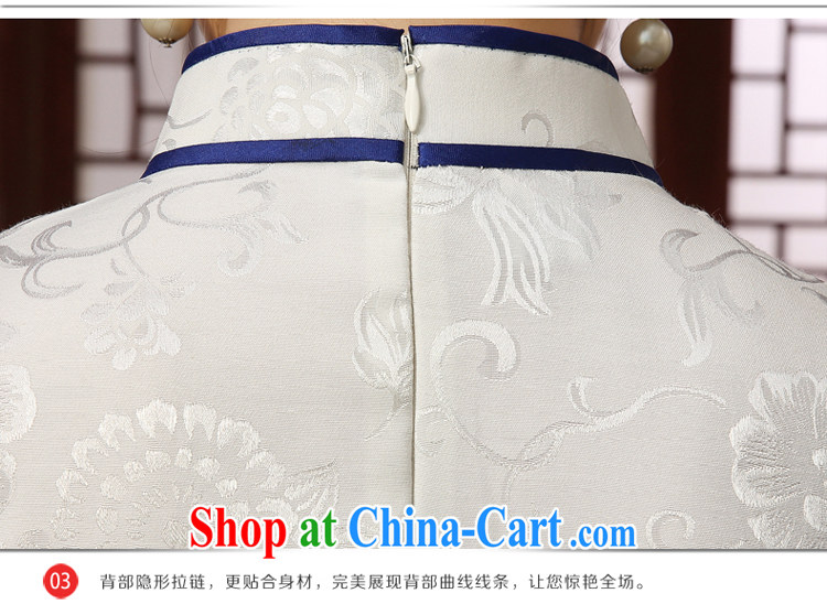 The pro-am 2015 as soon as possible new daily short summer-cultivating retro Ethnic Wind cheongsam dress dress short-sleeved 2XL pictures, price, brand platters! Elections are good character, the national distribution, so why buy now enjoy more preferential! Health