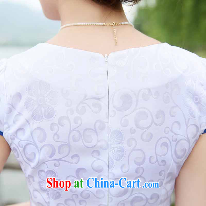 The product is still not thick 2015 new summer beauty Ms. graphics thin elegant sexy cheongsam dress flower vase XXL, products, and shopping on the Internet