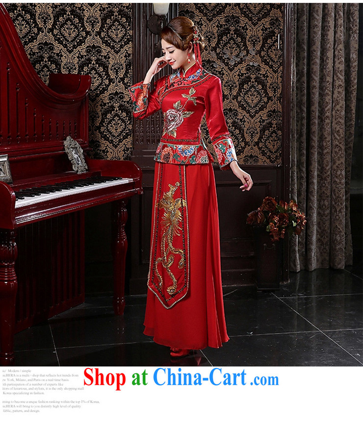Moon 珪 guijin bridal Ceremony Service Sau Wo service Chinese marriage end bows outfit married Yi Duplicate, 2015 New Sau kimono red xxl code from Suzhou shipping pictures, price, brand platters! Elections are good character, the national distribution, so why buy now enjoy more preferential! Health