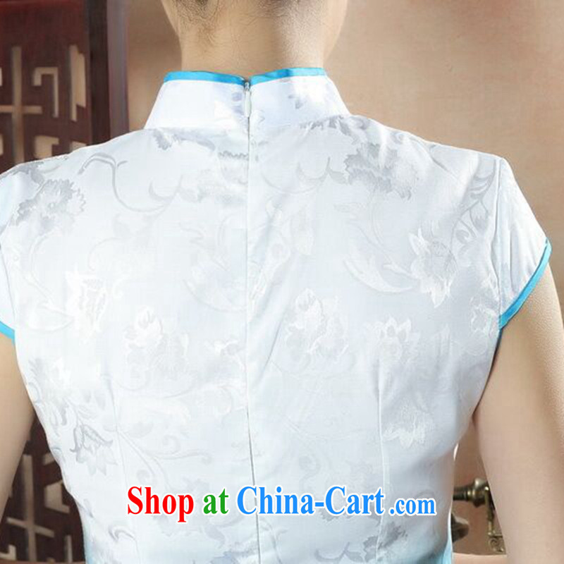 spend the summer dresses and stylish lady dresses daily improved cultivating Chinese, for elegant embroidery short dresses such as the color 2 XL, figure, and shopping on the Internet