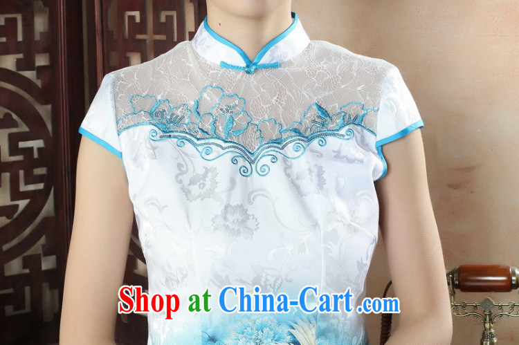 Bin Laden smoke summer dresses and stylish lady dresses daily improved cultivating Chinese, for elegant embroidery short cheongsam as color 2XL pictures, price, brand platters! Elections are good character, the national distribution, so why buy now enjoy more preferential! Health