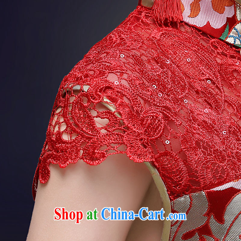 A good service is a 2015 new toast serving spring bridal wedding dresses, short summer Chinese wedding dress female Red XL, good service, and, shopping on the Internet