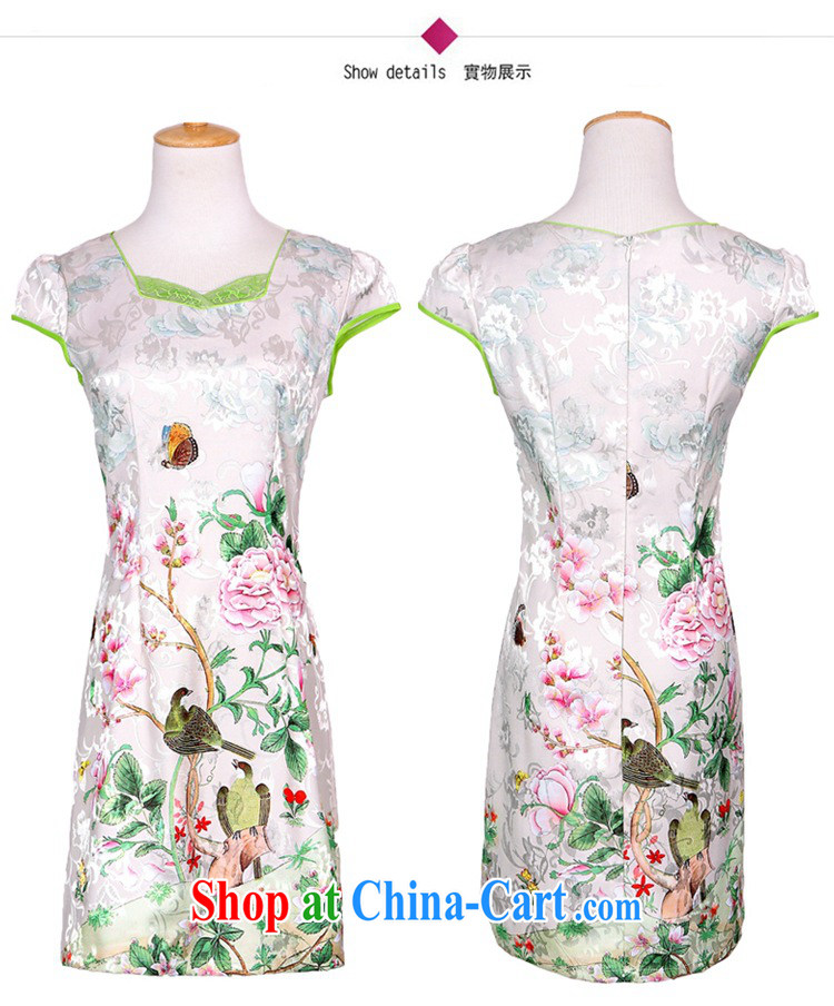 2015 new suit Daily High jacquard cotton robes spring and summer retro fashion beauty dresses dresses girls 982 Dan Feng cited butterfly XL pictures, price, brand platters! Elections are good character, the national distribution, so why buy now enjoy more preferential! Health