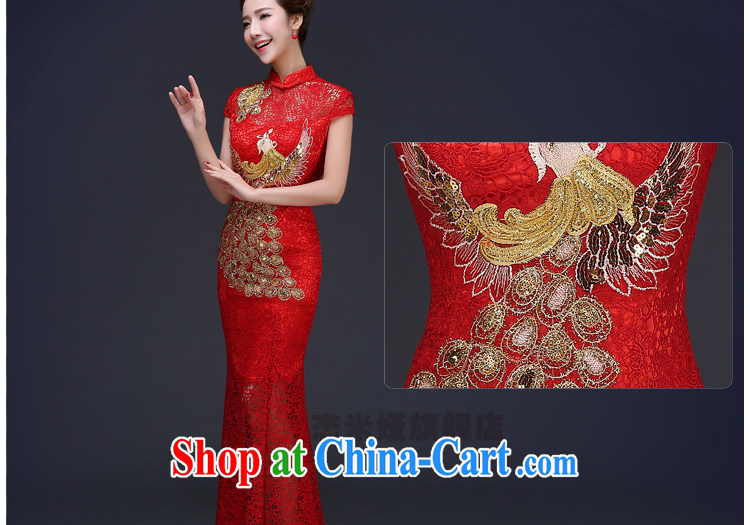 Cheng Kejie MIA toast serving red marriage bridal dresses 2015 new spring and summer beauty length dresses, red short XXXL pictures, price, brand platters! Elections are good character, the national distribution, so why buy now enjoy more preferential! Health