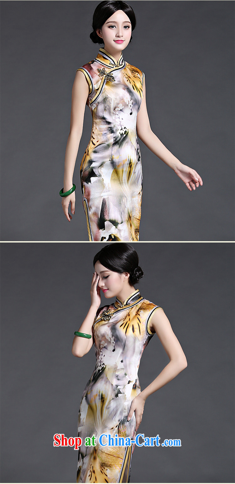 China classic 2015 new, modern and Ms. cheongsam dress spring and summer with short-sleeved beauty graphics thin improved elegant floral XXXL pictures, price, brand platters! Elections are good character, the national distribution, so why buy now enjoy more preferential! Health