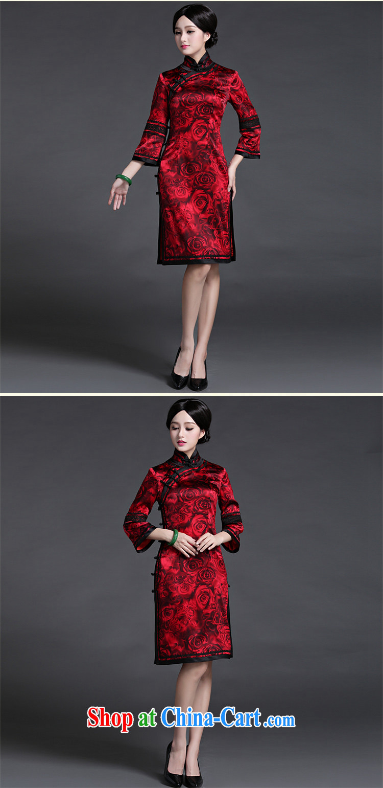 China classic upscale heavy silk bows clothing spring and summer Chinese wedding dresses dresses dresses retro style floral XXXL pictures, price, brand platters! Elections are good character, the national distribution, so why buy now enjoy more preferential! Health