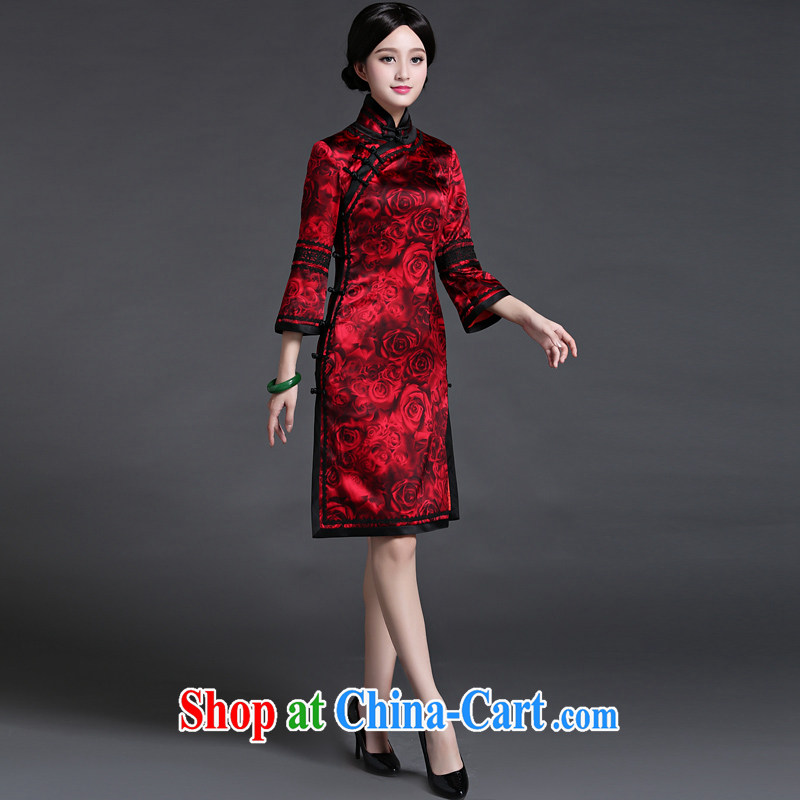 China classic upscale heavy silk bows clothing spring and summer Chinese style wedding dresses wedding dresses dresses retro style floral XXXL, China Classic (HUAZUJINGDIAN), online shopping