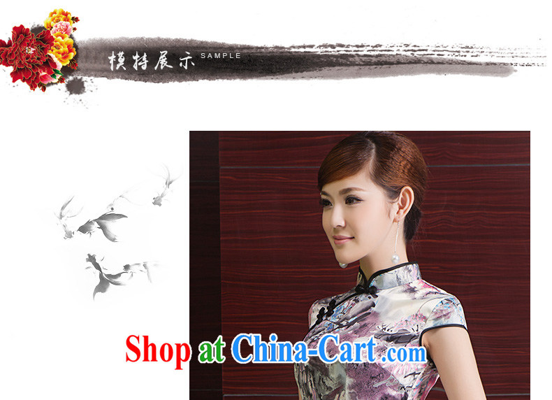 Summer 2015 new dresses, stylish and refined antique cheongsam dress daily short temperament beauty dresses girls spring picture color XL pictures, price, brand platters! Elections are good character, the national distribution, so why buy now enjoy more preferential! Health
