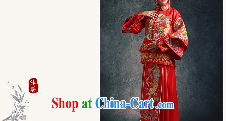 Mu Yao Chinese bows serving Sau Wo service 2-Piece long-sleeved long Chinese dragon costume dramas of marriages wedding-soo and the waist high, pregnant women can pass through 1131 - 1 upgrade XS brassieres 82 CM pictures, price, brand platters! Elections are good character, the national distribution, so why buy now enjoy more preferential! Health
