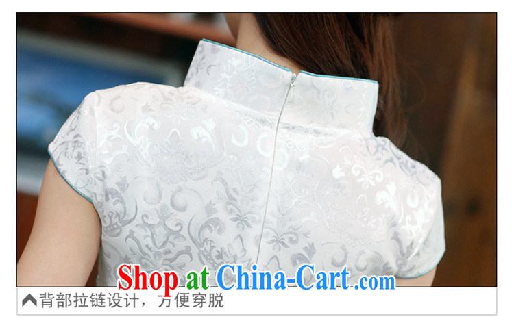 The Estee Lauder poetry cheongsam dress summer wedding dresses dress retro dresses improved bridal with toast clothing cheongsam dress 983 Blue on white Phoenix M pictures, price, brand platters! Elections are good character, the national distribution, so why buy now enjoy more preferential! Health