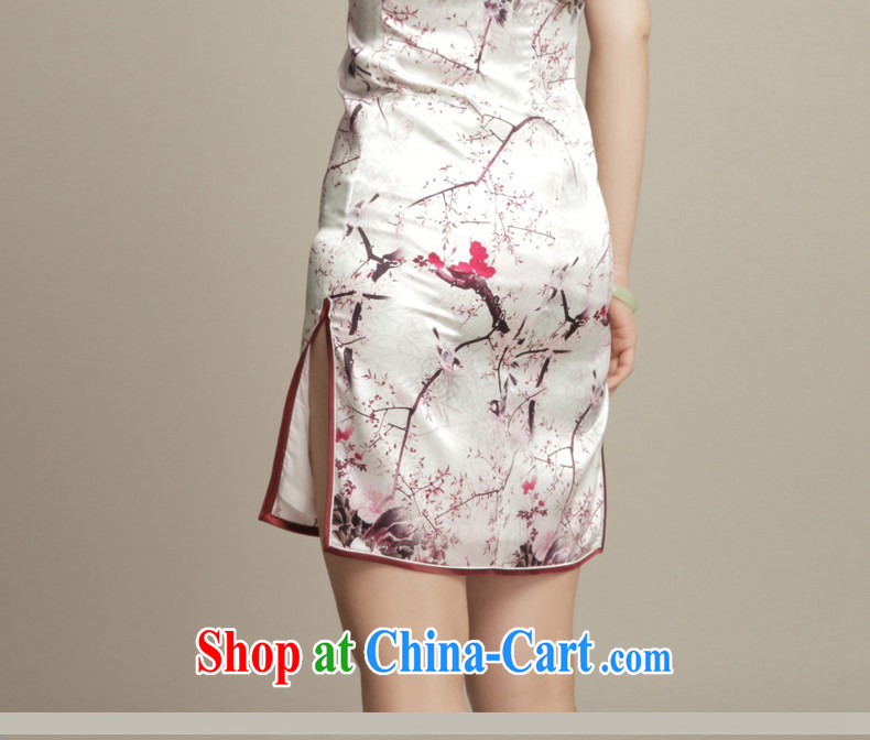 Bong-amphibious NTHU and summer 2015 New Silk Cheongsam elegant daily sauna Silk Cheongsam dress DQ 1559 fancy XXL pictures, price, brand platters! Elections are good character, the national distribution, so why buy now enjoy more preferential! Health