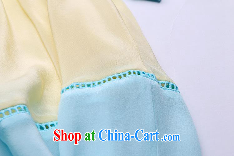 9 month dress * population orange Mona Lisa, 2015 spring and summer dress silk spell color dolls, very casual shirt yellow and blue L pictures, price, brand platters! Elections are good character, the national distribution, so why buy now enjoy more preferential! Health