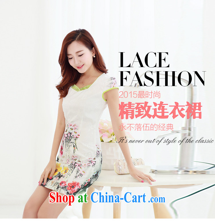 Miss Elsie LEUNG, Catherine's summer wear new 2015 stylish Korean elegance classical beauty pageant dresses Chinese traditional etiquette clothing Chinese clothing even skirt Lotus XXL pictures, price, brand platters! Elections are good character, the national distribution, so why buy now enjoy more preferential! Health